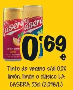 Cash Fresh La Casera tinto de verano oferta