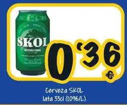 Cash Fresh Cerveza SKOL oferta