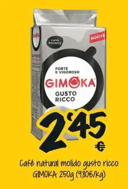Cash Fresh Gimoka café natural molido gusto ricco oferta
