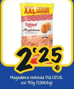 Cash Fresh Dulcesol magdalena redonda oferta