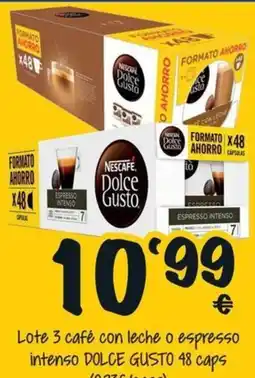 Cash Fresh Nescafe Dolce Gusto cafe con leche o espresso intenso oferta