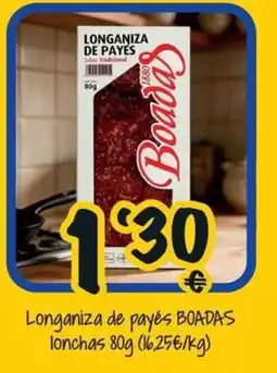 Cash Fresh Boadas longaniza de payés oferta