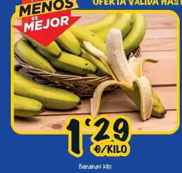 Cash Fresh Bananas kilo oferta