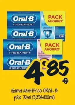 Cash Fresh Oral B dentífrico oferta