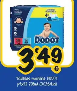 Cash Fresh Toallitas mainline DODOT oferta