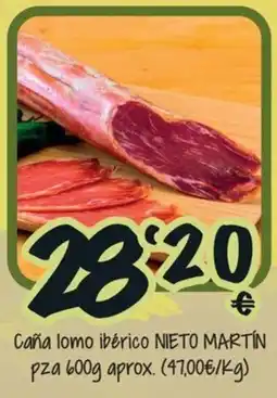 Cash Fresh Caña lomo ibérico NIETO MARTÍN oferta