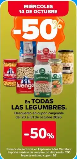 Carrefour luengo legumbres oferta
