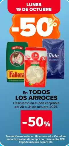 Carrefour Todos los arroces oferta