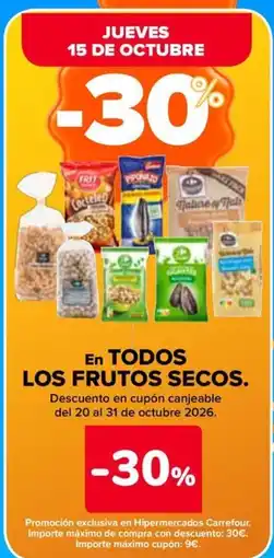 Carrefour Todos los frutos secos oferta