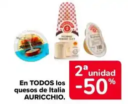 Carrefour Auricchio en todos los quesos de italia oferta