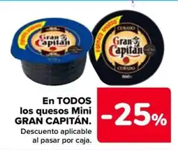 Carrefour Gran Capitán mini quesos oferta