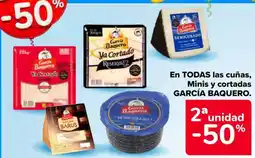 Carrefour García Baquero cuñas, minis y cortadas oferta