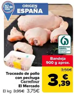 Carrefour Carrefour troceado de pollo con pechuga oferta