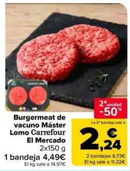 Carrefour Burgermeat de vacuno Máster oferta