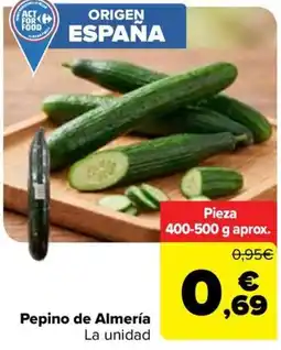 Carrefour Pepino de Almería oferta