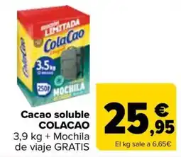 Carrefour ColaCao cacao soluble oferta