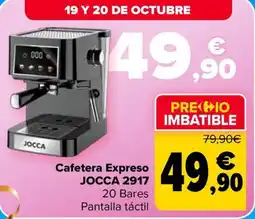 Carrefour Jocca cafetera expreso 2917 oferta