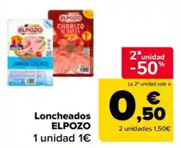 Carrefour Loncheados elpozo oferta