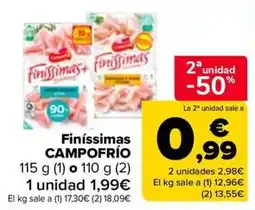 Carrefour Finíssimas Campo Frío oferta