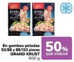 Carrefour grand krust gambas peladas oferta