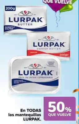 Carrefour Lurpak mantequillas oferta