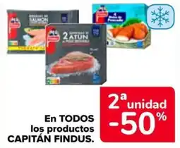 Carrefour Capitán findus en todos los productos oferta