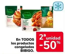 Carrefour Bibigo en todos los productos congelados oferta