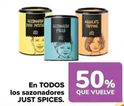 Carrefour Just Spices sazonadores oferta