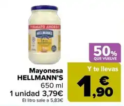 Carrefour Mayonesa Hellmann's oferta