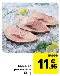 Carrefour Lomo de pez espada oferta