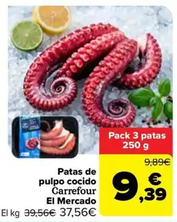 Carrefour Carrefour patas de pulpo cocido oferta