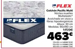 Carrefour Flex colchón pacific multi oferta