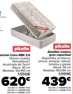 Carrefour pikolin olchón cairo nbk 2.0 oferta