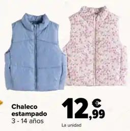 Carrefour Chaleco estampado oferta