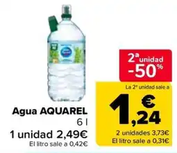 Carrefour Agua AQUAREL oferta