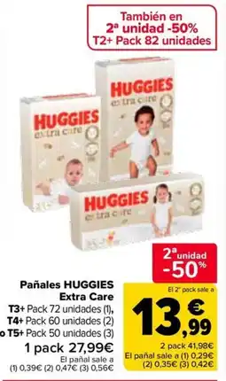 Carrefour Huggies extra care oferta