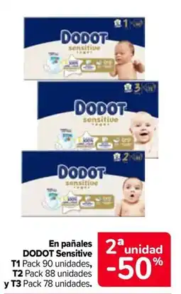 Carrefour Dodot En pañales oferta