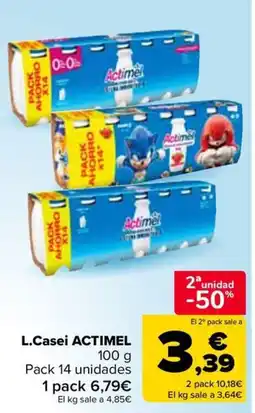 Carrefour L.Casei ACTIMEL oferta