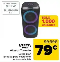 Carrefour Vieta Pro Altavoz Tornado oferta