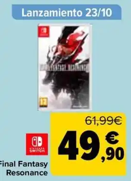 Carrefour Final Fantasy Resonance oferta