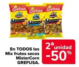 Carrefour Grefusa mix frutos secos mistercorn oferta