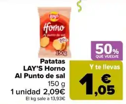 Carrefour Lay's Horno Al Punto de sal oferta