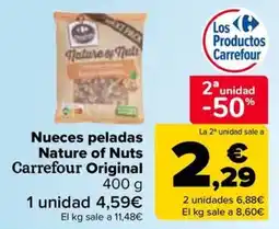 Carrefour Nature of Nuts Nueces peladas oferta