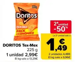 Carrefour Doritos Tex-Mex oferta