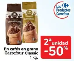Carrefour Carrefour Classic cafés en grano oferta