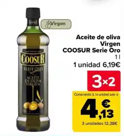 Carrefour Coosur aceite de oliva virgen serie oro oferta