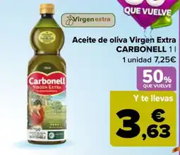Carrefour Carbonell aceite de oliva Virgen Extra oferta