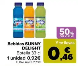 Carrefour Bebidas SUNNY DELIGHT oferta