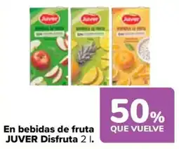 Carrefour Juver bebidas de fruta oferta