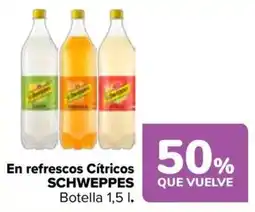 Carrefour Schweppes refrescos Cítricos oferta